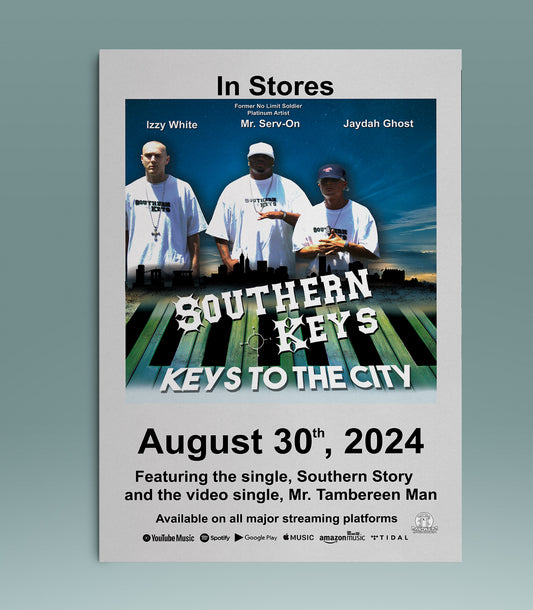 Southern Keys - Keys to the City CD and Poster combo